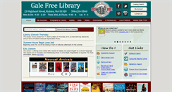 Desktop Screenshot of galefreelibrary.org